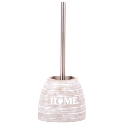 Abbildung von Sanilo WC Garnitur &quot;Home&quot;, aus Polyresin (Kunststein) Edelstahl
