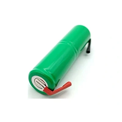 Abbildung von Wiederaufladbarer Akku, kompatibel mit Grati&#039; Ariete elektrische Reibe NiMH 2200 mA 2,4 V Lötlamellen