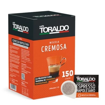 Abbildung von CAFFÈ TORALDO MISCELA CREMOSA Box 150 PADS ESE44 7g