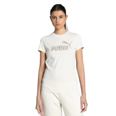 Abbildung von Puma Animal TEE Tshirt print, Damen, Größe: Medium, Alpine snow