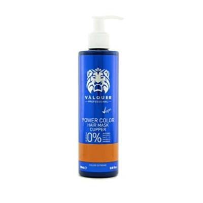 Abbildung von Válquer Professional Power Color Mask für coloriertes Haar. Vegan und ohne Sulfate (Kupfer). Haarfarbverstärker 275 ml