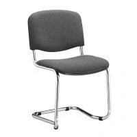 Abbildung von BESUCHERSTUHL ANTHRAZIT 2ER (ISO SWING CHROM C38)