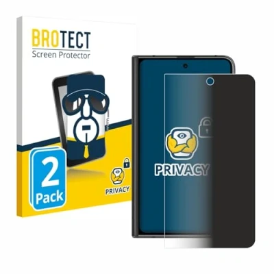 Abbildung von BROTECT (2 Stück Anti Spy Blickschutzfolie für Google Pixel Fold (Äußeres Display) Privacy Screen Protector [Displayschutz, Sichtschutz]