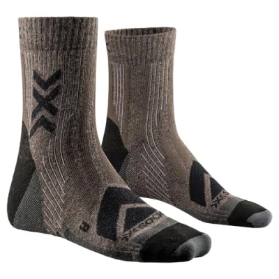 Abbildung von X Socks Hike Perform Merino Ankle Wandersocke Braun Mann Grösse 39 41
