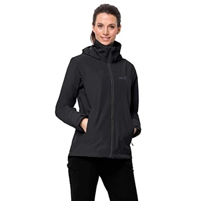 Abbildung von Jack Wolfskin Damen Evandale Jacket W Wetterschutzjacke, black, S