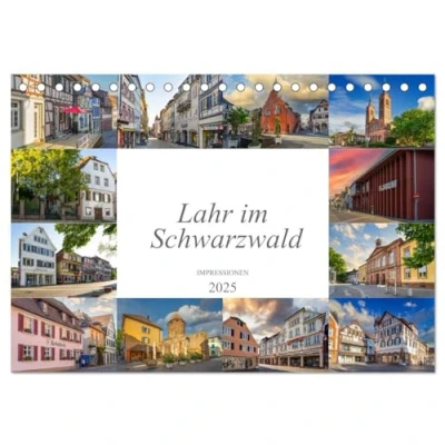 Abbildung von Lahr im Schwarzwald Impression (Tischkalender 2025 DIN A5 quer), CALVENDO Monatskalender
