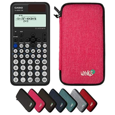 Abbildung von CALCUSO Sparpaket Pink mit Taschenrechner Casio FX 85DE CW ClassWiz