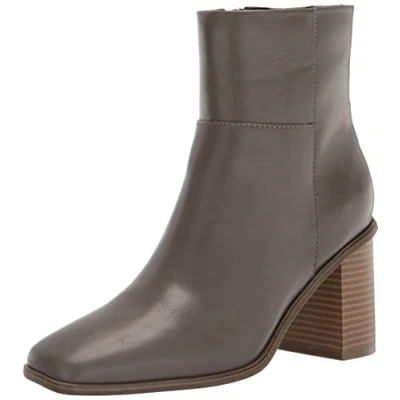 Abbildung von The Drop Damen Ibita Stiefelette mit Hohem Absatz und Seitlichem Reißverschluss Ankle Boot, Grau, 37.5 EU