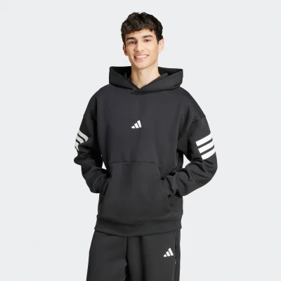 Abbildung von adidas Sportswear M FI 3S HD Kapuzenpullover, Herren, Größe: Small, Black