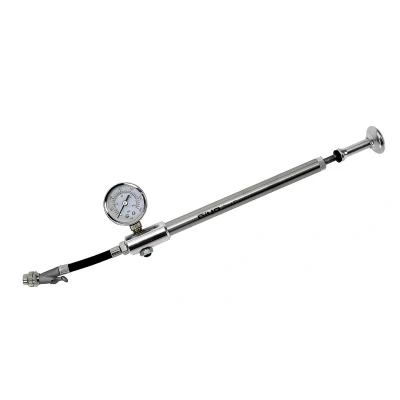 Abbildung von Dämpferpumpe Giyo Mit Manometer Aluminium