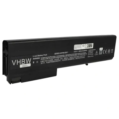 Abbildung von vhbw Akku kompatibel mit HP Compaq 8510p, 8510w, 6720t, 8710p, 8710w, NW9440, 8500, 8700 Notebook (6600 mAh, 14,8 V, Li Ion)