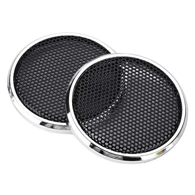 Abbildung von ASHATA 2X Lautsprecher Gitter Grill,1 Zoll Abdeckung Dekorationskreis Schutzgitter Dekorgitter, Audio System Abdeckgitter mit