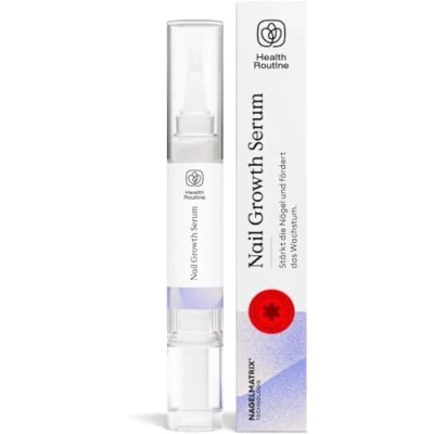 Abbildung von Health Routine Nail Growth Serum — Nagelöl für gesunde Fingernägel &amp; Fußnägel Schnelles Wachstum Natürlicher Nagelhärter mit Jojobaöl Biotin