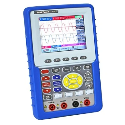 Abbildung von PeakTech Speicheroszilloskop (20MHz) &amp; True RMS Multimeter mit USB Schnittstelle, 2 Kanal Speicher, 1