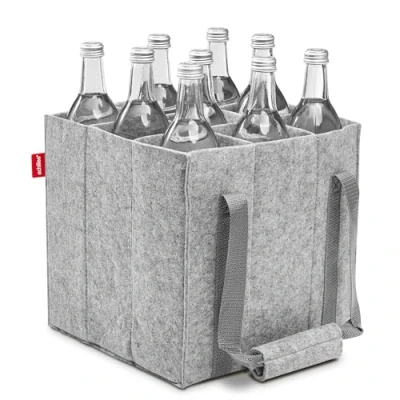Abbildung von achilles Flaschenkorb Flaschentasche mit 9 Fächer, Auch für 1,5 Liter Flaschen, Flaschen