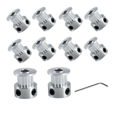Abbildung von BZ 3D GT2 Riemenscheibe Pulley 20 Zähne 5mm Bohrung Zahnriemenscheibe Teeth bore für Drucker,CNC 6mm Breite Zahnriemen.(10 Stück)
