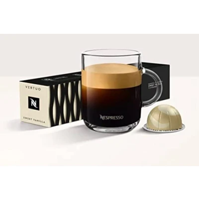 Abbildung von Nespresso VertuoLine Barista Creations Flavoured Sweet Vanilla, 20 Kapseln