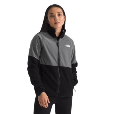 Abbildung von The North Face Glacier Heavyweight FULL ZIP Jacket Fleecejacke, Damen, Größe: Large, Black/smoked pearl