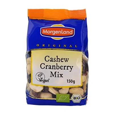 Abbildung von MorgenLand Bio Cashew Cranberry Mix, 2er Pack (2 x 150 g)