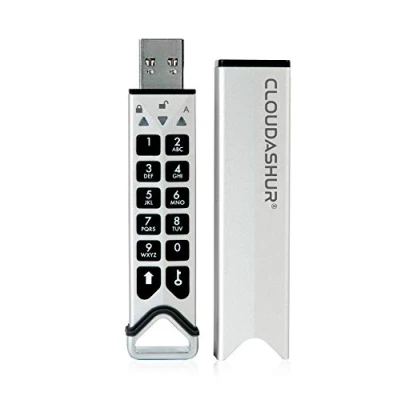 Abbildung von iStorage CloudAshur Hardware Security Module Password Protected, Dust and Water Resistant, Portable, Military Grade Encryption 5 Factor Authentication IS EM CA 256