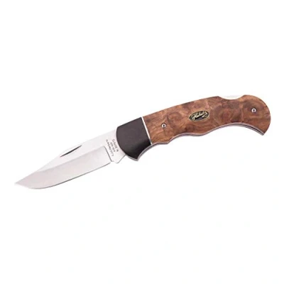 Abbildung von Herbertz Taschenmesser AISI 420 Back Lock Klingensperre Wurzelholzkombination