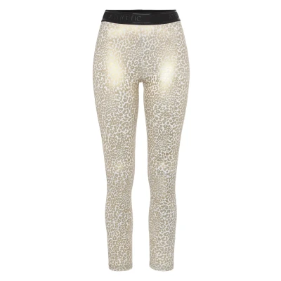 Abbildung von Lascana Active Funktions Tights, Damen, Größe: 32/34, Weiß/gold