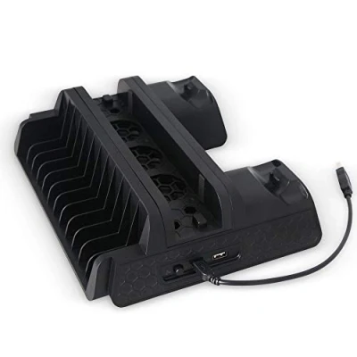 Abbildung von OSTENT Multifunktions Lüfter Kühler Dual Charger Station Halter für Sony PS4 / Slim/Pro Konsole