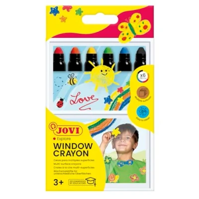 Abbildung von Jovi Gel Crayons For Glass 6 pcs