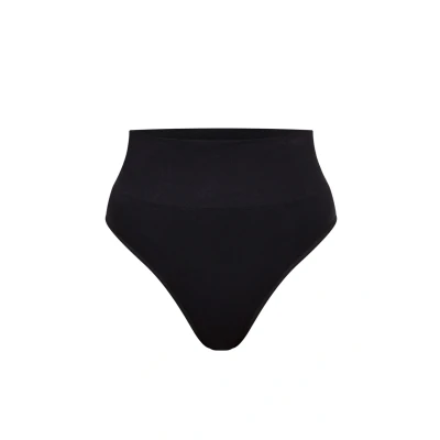 Abbildung von Smilodox MID Waist String NYSA Shapewear String, Damen, Größe: XS, Schwarz