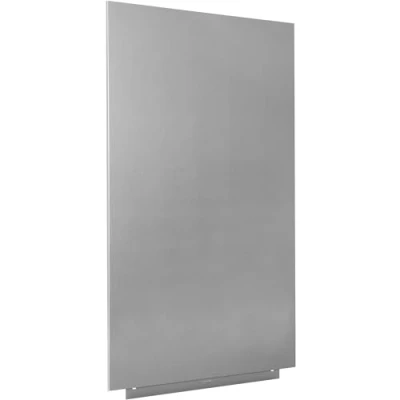 Abbildung von Rocada Weißes magnetisches Whiteboard Rahmenloses Leicht abwischbares, lackiertes mit patentiertem Magnethaltesystem Grau