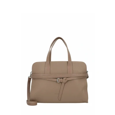 Abbildung von TOM TAILOR Shopper &quot;Freya&quot;, verziert mit schmalen, mehrlagigen Riemen und Metallschließe