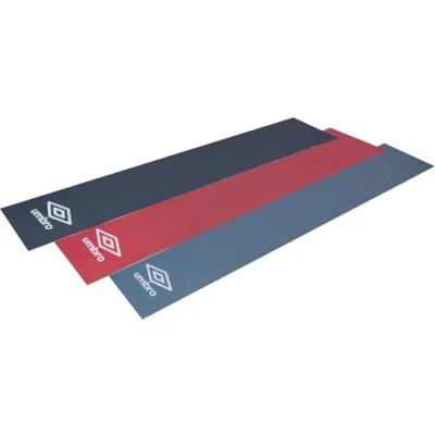 Abbildung von Umbro Fitnessbänder Set 3 Stücke Multifunktionelles Fitnessband Widerstandsniveaus 4,5KG, 6,75KG und 9KG Strapazierfähige Terra Band Resistance Bands Schwarz/Rot/Blau