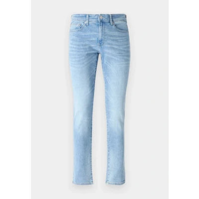 Abbildung von ONLY&amp;SONS Herren Slim Fit Jeans helle Waschung niedrige Taille 5 Pocket Reißverschluss, Farben:Blau, Größe Jeans:28W / 30L, Beinlänge:L30