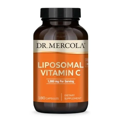 Abbildung von Dr. Mercola, Liposomalen Vitamin C, 180 Kapseln