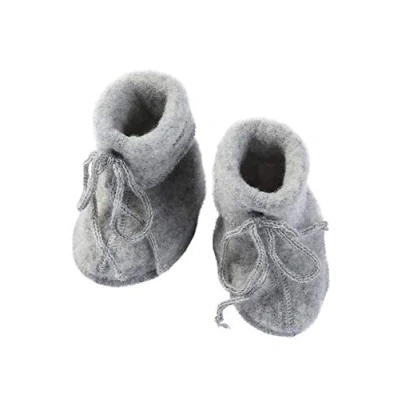 Abbildung von Engel Natur, Baby Schühchen Fleece, 100% Wolle (kbT) (1 (50/56), Hellgrau Melange)