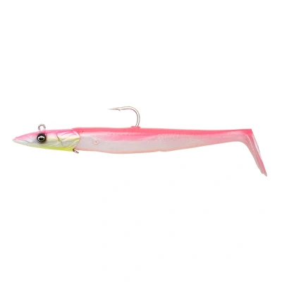 Abbildung von Savage Gear Meeresköder zum Hochseeangeln 27,5cm 275g Sandeel V2 Big Game, Farbe:Pink Pearl Silver