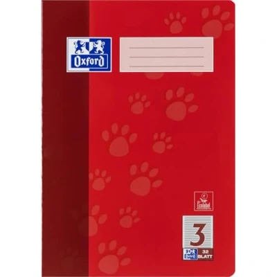 Abbildung von 10 x Oxford Schulheft A4 Lineatur 3 32 Blatt