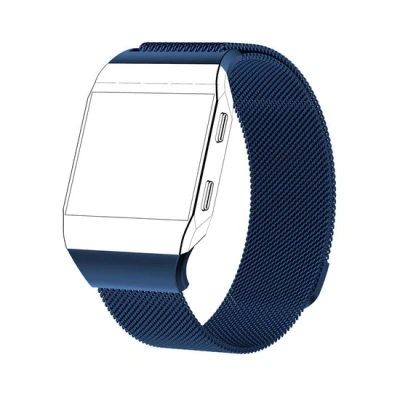Abbildung von Fitbit Ionic Milanaise Armband Größe: Klein Blau