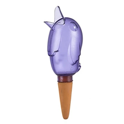 Abbildung von Scheurich Wasserspender Bördy M 4X LILA 220ml Größe 20cm für bis zu 4 Tage Bewässerung Ihrer Pflanzen