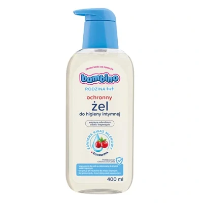 Abbildung von Bambino RODZINA Schutzgel Intimhygiene Hyperfein mit Kranberwein 400ml