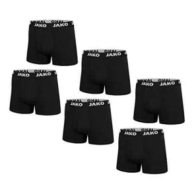 Abbildung von JAKO Herren Basic 2er Pack Boxershort, Schwarz, S