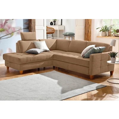 Abbildung von Home affaire Ecksofa &quot;Earl L Form&quot;, wahlweise auch mit Bettfunktion oder Bettkasten