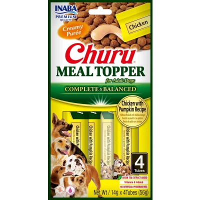 Abbildung von Inaba Churu Meal Topper Hundesnack Huhn mit Kürbis