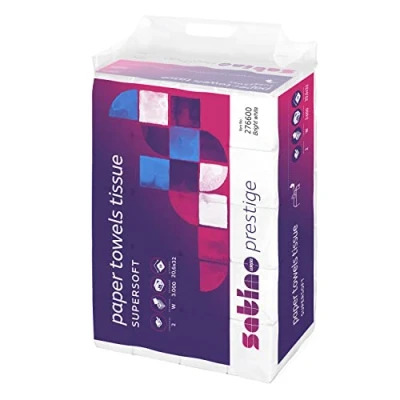 Abbildung von Satino Papierhandtuch 276600 20,6x32cm 2 lagig W Falz 3.000 Blatt