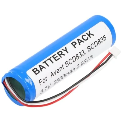 Abbildung von Akku passend für Philips Avent SCD833, SCD835, Li ion, 3,7V, 2600mAh, 9,6Wh