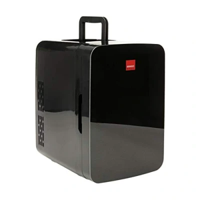 Abbildung von SENSIOHOME 2 in 1 10L Mini Kühlschrank, mit Kühl und Heizen funktion, 12 Volt 230 Volt, Autos, Schlafzimmer, Büros, Zelten, Kosmetik, AC DC (Schwarz)
