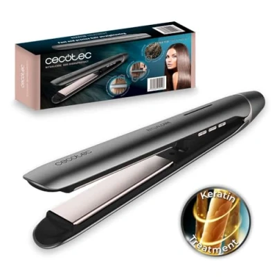 Abbildung von Cecotec Haarglätter mit Keratin und Arganölbeschichtung RitualCare 880 Hidraprotect Tourmaline. Ionenfunktion, Einstellbare Temperatur 160 220 ºC