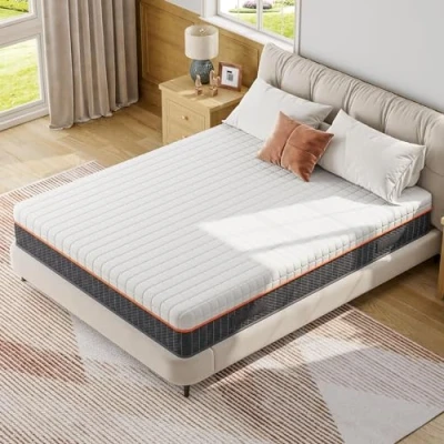 Abbildung von Vesgantti Matratze 120x200 cm Ergonomischer Kaltschaummatratze 7 Zonen Höhe 18cm Mittelfest Öko Tex Zertifiziert mit Atmungsaktiver Bezug