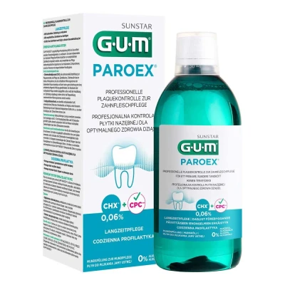 Abbildung von GUM PAROEX Mundspülung 0,06% 500ml