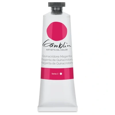 Abbildung von Gamblin Artist Oil, 37ml Tube, Quinacridone Magenta (1580)